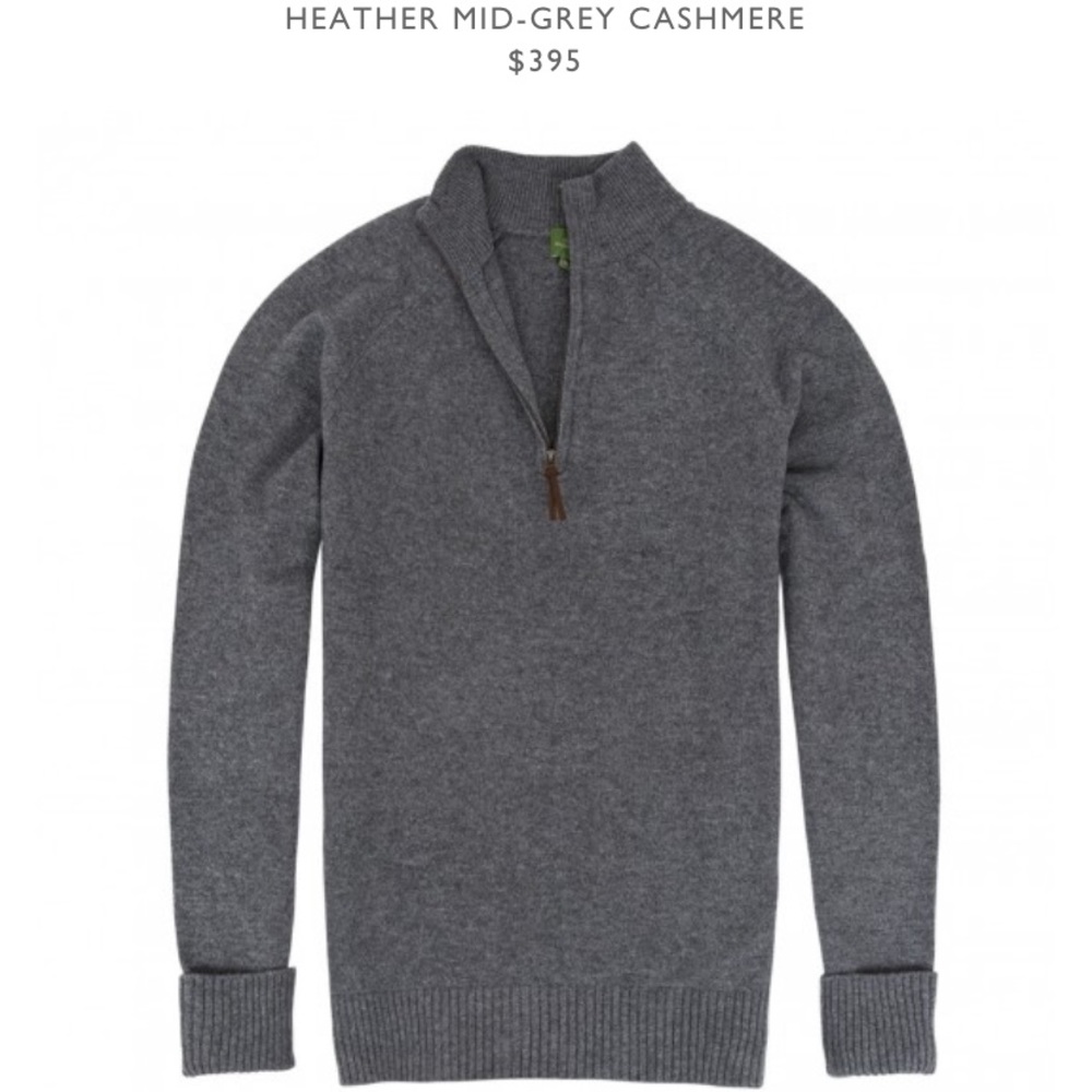 SID MASHBURN HALF-ZIP SWEATER